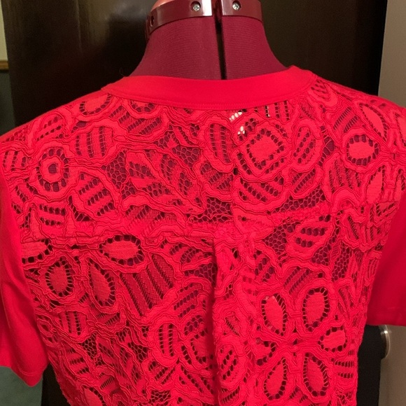 Alexis Blouse with short sleeves and a lace back NWOT - Picture 6 of 8